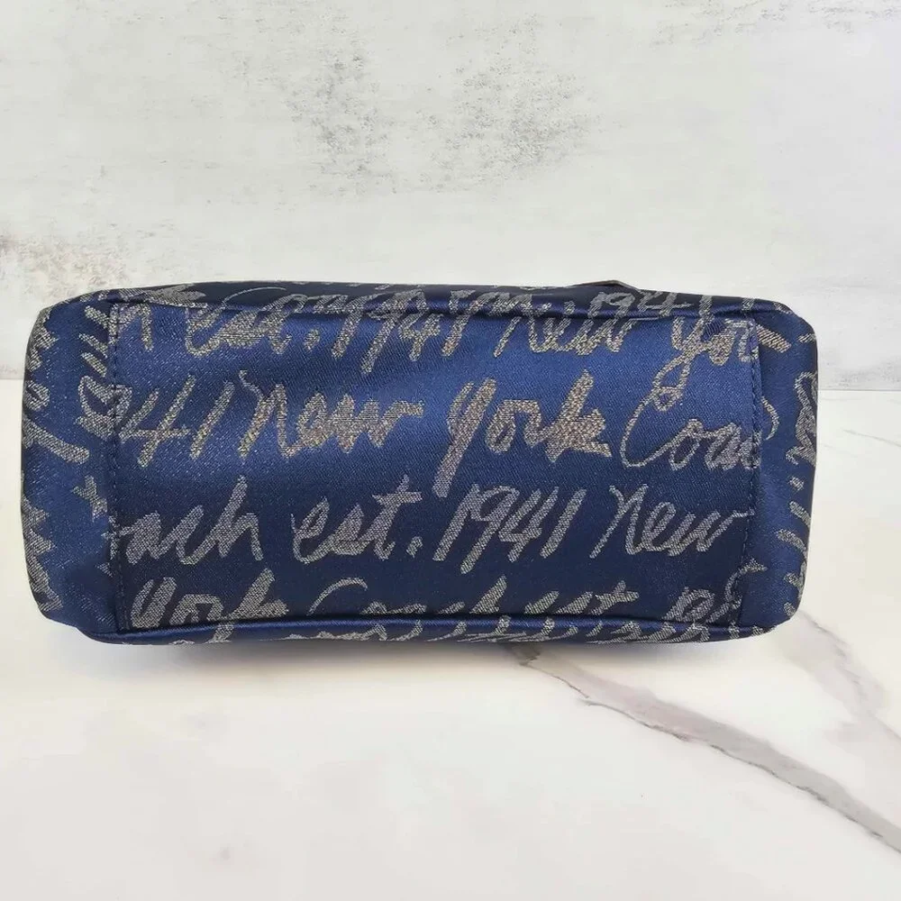 Coach Poppy New York Script Y2K Baguette Shoulder Bag - Picture 11 of 11